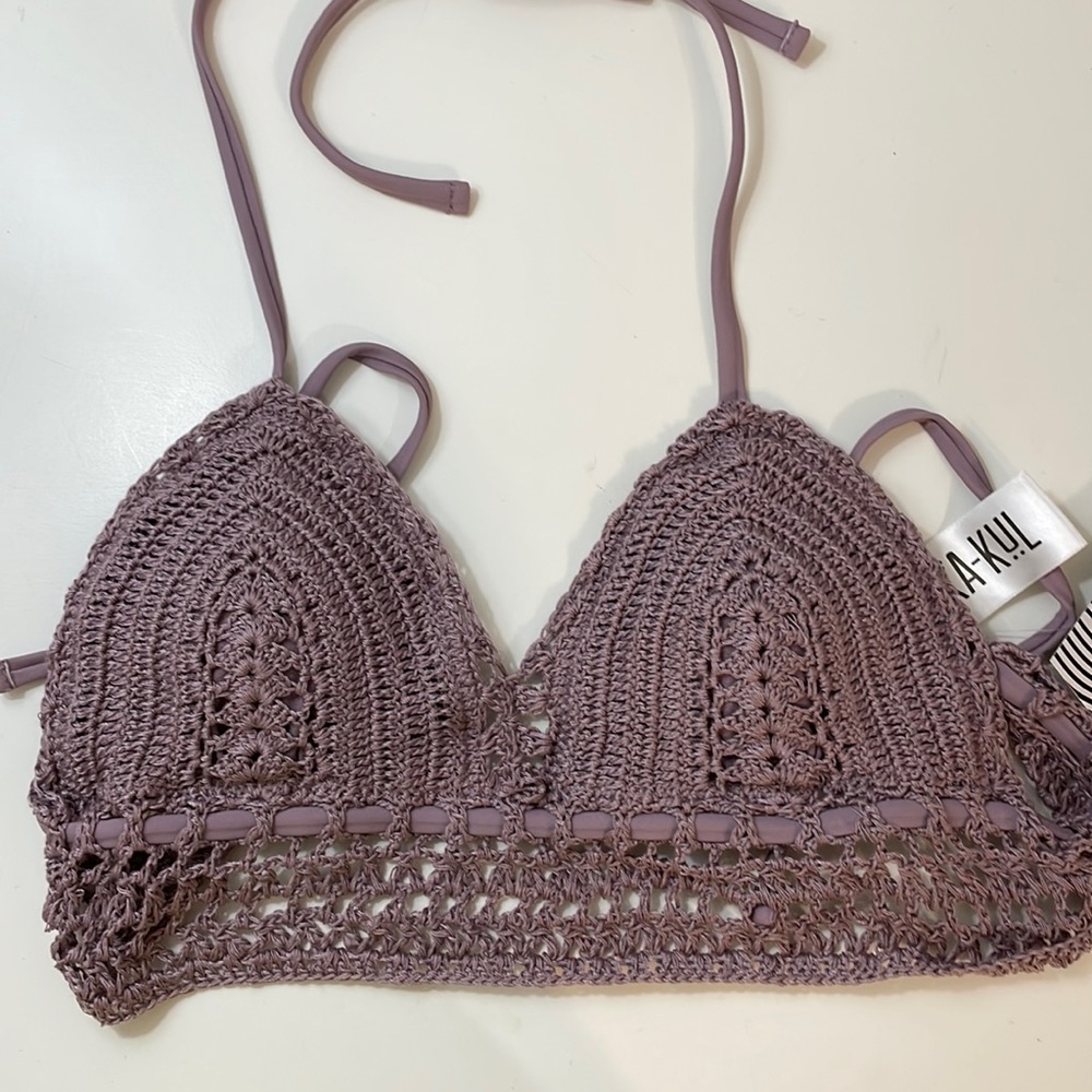 Brand new crochet bikini top